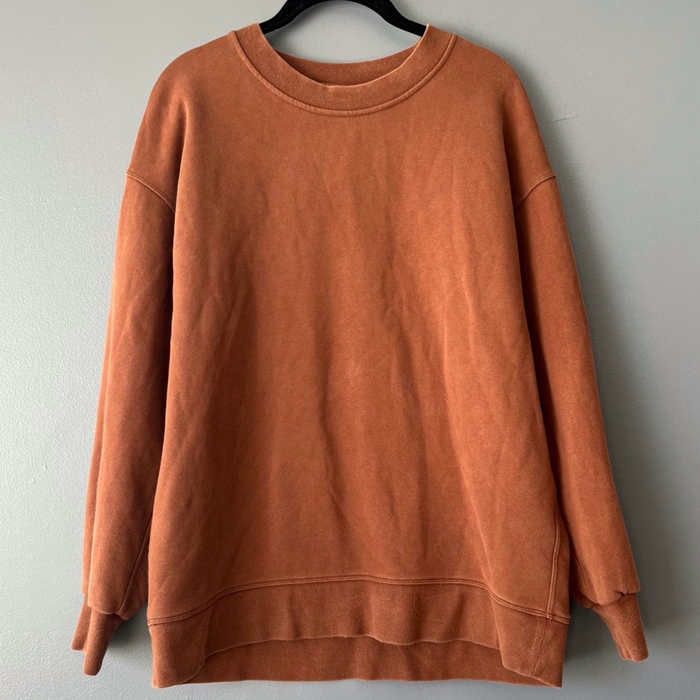 Lululemon Perfectly Oversized Crew Neck Pullover Sweatshirt - Picture 3 of 6
